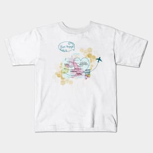 Pack your bags and travel to the UK Kids T-Shirt